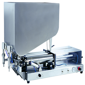 Semi-automatic double-head paste filling Machine