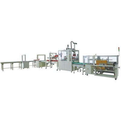 A15-1 Automatic box opening, packing and sealing trapping production line