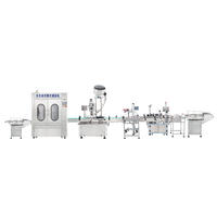 Cough syrup filling lock labeling production line